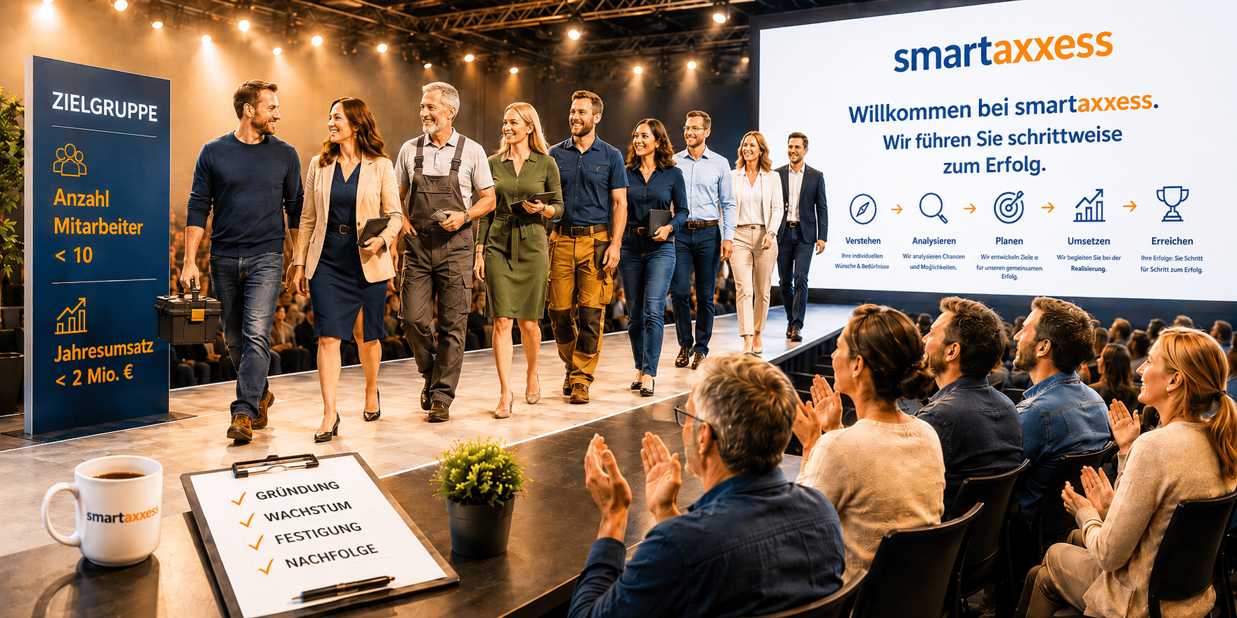 Erfolgreich gründen - smartaxxess macht den Unterschied